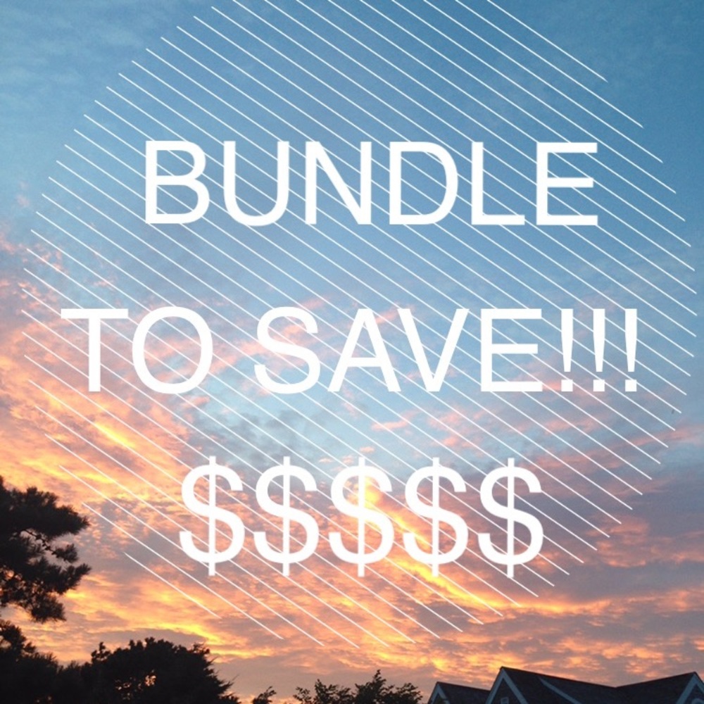 BUNDLE MULTIPLE ITEMS FOR ADDITIONAL DISCOUNTS!